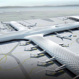 China De Structuren van de douanestof en de Terminals en de Vliegtuigenhangaargebouwen van de Staal Lichte Luchthaven leverancier