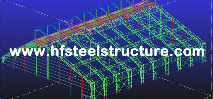 Poortkader en Bundel de Gebouwenontwerp en Vervaardiging van het Structuur Industriële Staal 3